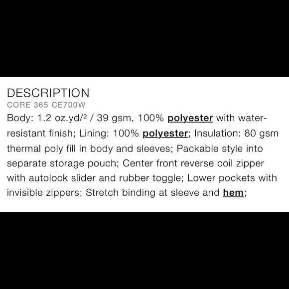 Lightweight athletic black jacket. Fits like a medium. - Picture 5 of 5